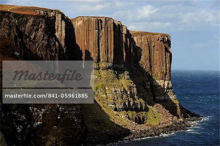 Kilt Rock Famous Basaltic Cliff Near Staffin Isle Of Skye Inner Hebrides Scotland United Kingdom Europe Stock Photo Masterfile Rights Managed Artist Robertharding Code 841