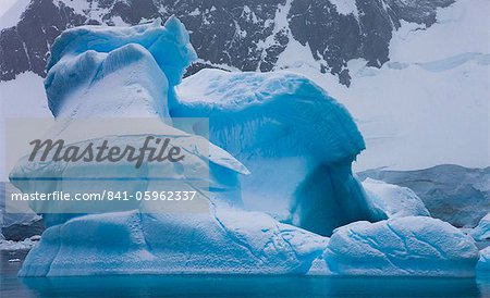 Iceberg on the Antarctic Peninsula, Antarctica, Polar Regions