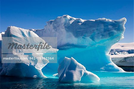 Detail of an iceberg near Enterprise Island, Antarctic Peninsula, Antarctica, Polar Regions