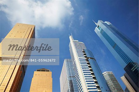 CITIC Plaza and skyscrapers, Tianhe, Guangzhou, Guangdong Province, China, Asia