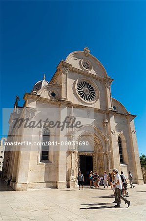 Katedrala Sv. Jakova (St. James Cathedral), UNESCO World Heritage Site, Sibenik, Dalmatia region, Croatia, Europe