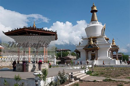 National memorial Chorten, Thimpu, Bhutan, Asia