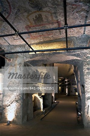 The catacombs of San Gennaro (St. Januarius), Naples, Campania, Italy, Europe