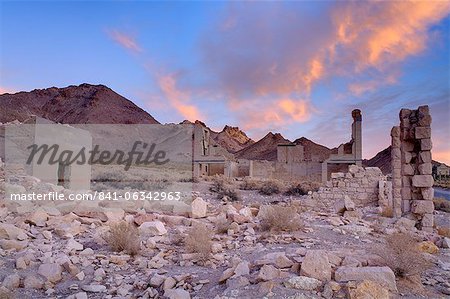 Rhyolite ghost town, Beatty, Nevada, United States of America, North America