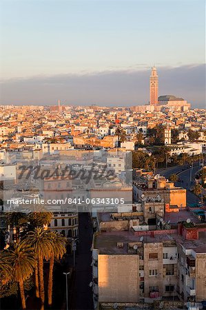 Hassan II Mosque, the third largest mosque in the world, Casablanca, Morocco, North Africa, Africa