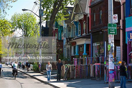 Kensington Market, a designated National Historic Site of Canada, Toronto, Ontario, Canada, North America