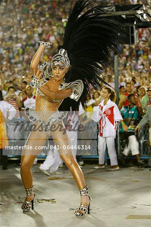 South American Carnival dancers in amazing outfits