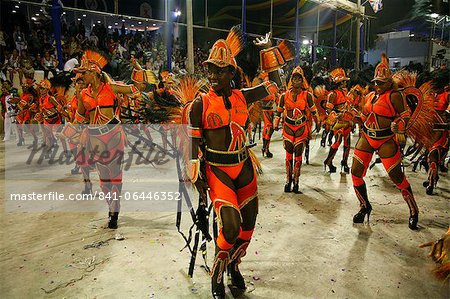 Carnival parade at the Sambodrome, Rio de Janeiro, Brazil, South America