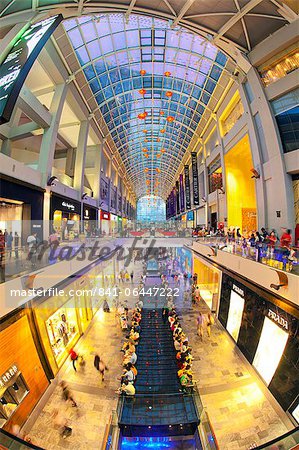 Shopping Mall in the Marina Bay Sands hotel and casino complex, Singapore, Southeast Asia, Asia