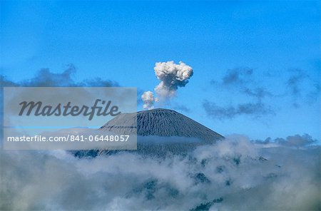 Caldeira and Bromo at 2329 m, and Semeru at 3676m, volcanoes on Java, Indonesia, Southeast Asia, Asia