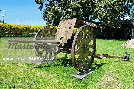 Second World War relic at the Betikama SDA mission, Honiara, capital of the Solomon Islands, Pacific