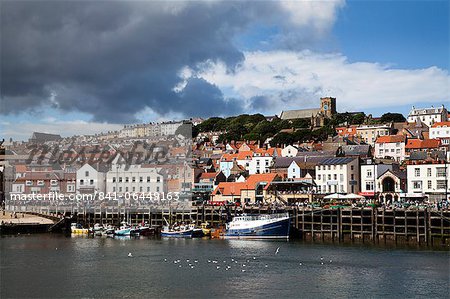 The Harbour at Scarborough, North Yorkshire, Yorkshire, England, United Kingdom, Europe