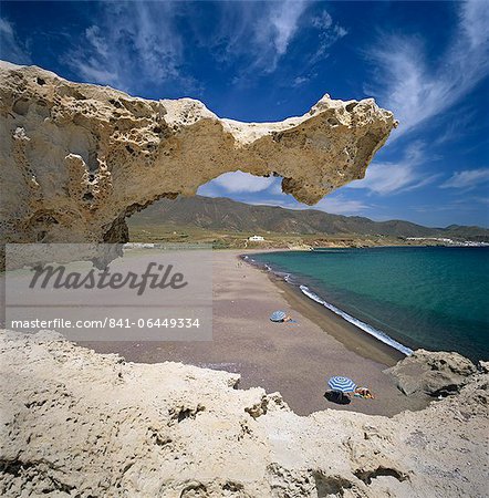 Beach Scene Near San Jose Cabo De Gata Costa De Almeria