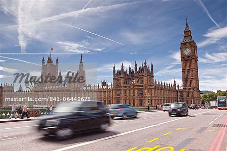 Westminster Bridge and the Houses of Parliament, Westminster, London, England, United Kingdom, Europe