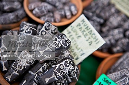 Ceremonial statues for sale in Witches Market, La Paz, Bolivia, South America