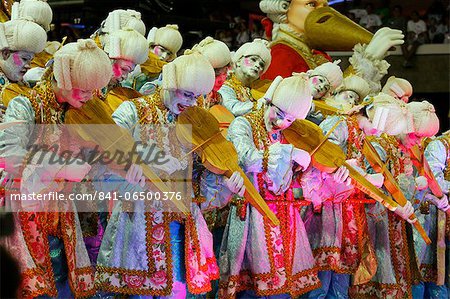 Carnival parade at the Sambodrome, Rio de Janeiro, Brazil, South America