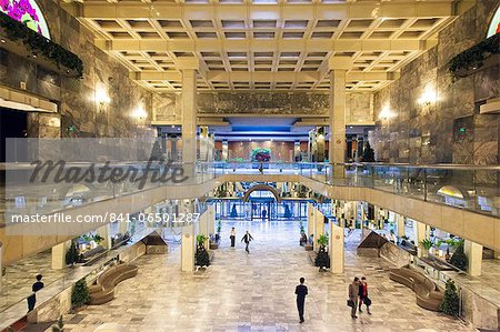 Interior of the Koryo Hotel, Pyongyang, Democratic People's Republic of Korea (DPRK), North Korea, Asia