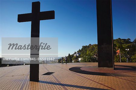 Monuments at Praca do Papa (Pope's Square), Belo Horizonte, Minas Gerais, Brazil, South America