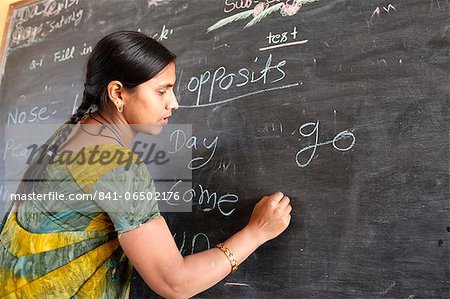 Sandipani Muni high school teacher, Vrindavan, Uttar Pradesh, India, Asia