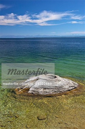 Fishing Cone, West Thumb Geyser Basin, Yellowstone National Park, UNESCO World Heritage Site, Wyoming, United States of America, North America