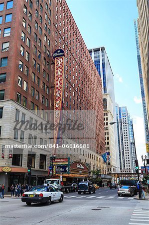 Theatre District, The Loop, Chicago, Illinois, United States of America, North America