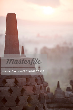 Borobudur, UNESCO World Heritage Site, Java, Indonesia, Southeast Asia, Asia