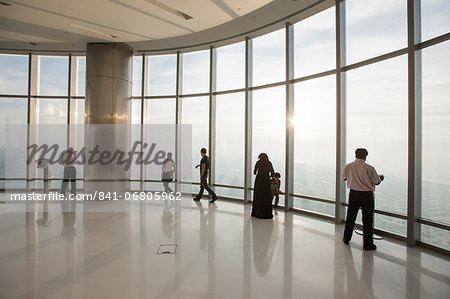 Viewing Deck of Burj Khalifa, Dubai, United Arab Emirates, Middle East