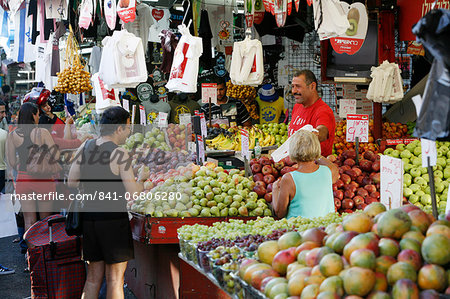 Shuk HaCarmel market, Tel Aviv, Israel, Middle East