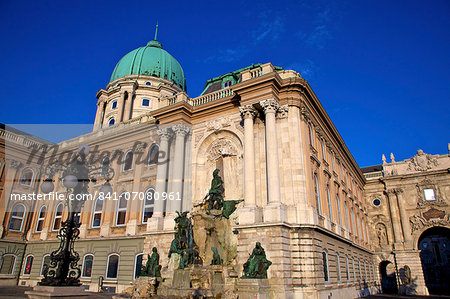 Matthias Fountain, Buda Castle, UNESCO World Heritage Site, Budapest, Hungary, Europe