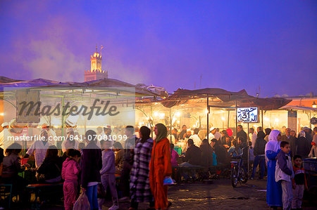 The Night Market, Jemaa El Fna Square, Marrakech, Morocco, North Africa, Africa