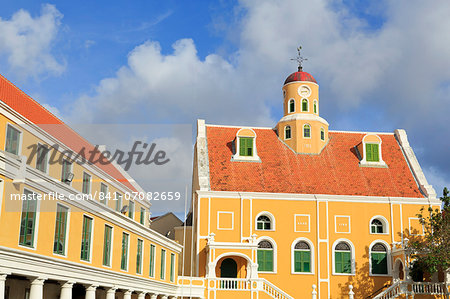 Fort Church in Fort Amsterdam, Punda District, UNESCO World Heritage Site, Willemstad, Curacao, West Indies, Netherlands Antilles, Caribbean, Central America