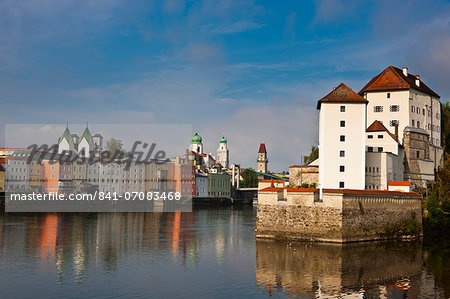 River Danube, Passau, Bavaria, Germany, Europe