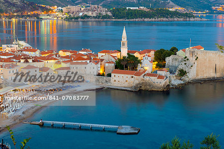 Old Town (Stari Grad), Budva, Montenegro, Europe