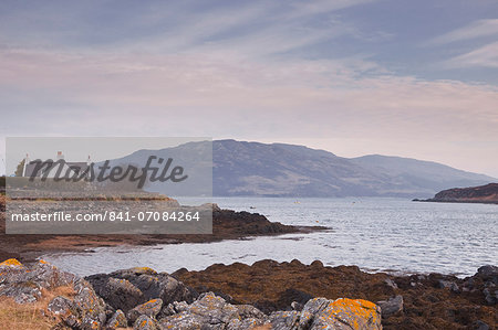 The tiny harbour of Ornsay on the Isle of Skye, Inner Hebrides, Scotland, United Kingdom, Europe