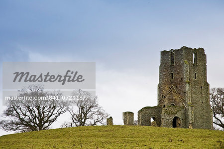 Church ruins in North Creake, Norfolk, England, United Kingdom