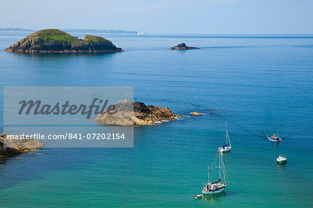 Beach near Lower Solva, Pembrokeshire, Wales, United Kingdom, Europe