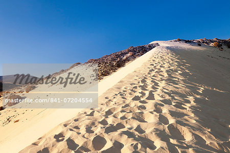 Sand dune, Risco del Paso, Playa de Sotavento, Fuerteventura, Canary Islands, Spain, Europe