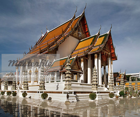 Wat Suthat dating from the first half of the 19th century, Bangkok, Thailand, Southeast Asia, Asia