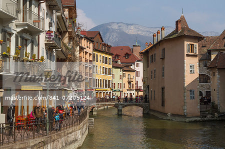 Old town and River Thiou, Annecy, Haute Savoie, France, Europe Old town and River Thiou, Annecy, Haute Savoie, France, Europe