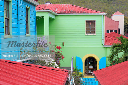 Wharfside Village in Cruz Bay, St. John, United States Virgin Islands, West Indies, Caribbean, Central America