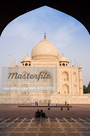 The Taj Mahal, UNESCO World Heritage Site, Agra, Uttar Pradesh, India, Asia