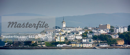 Town of Castropol in Asturias, Northern Spain