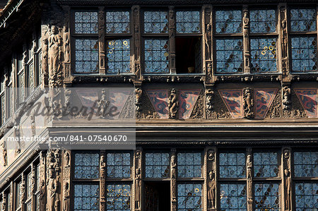 Kammerzell House, 15th & 16th Century medieval building in Cathedral Square at Strasbourg, Alsace, France