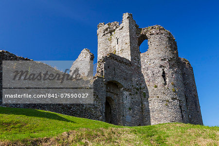 Llansteffan Castle, Carmarthenshire, Wales, United Kingdom, Europe