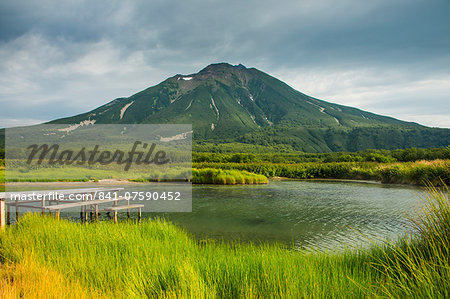 Hot river in the south of Kamchatka, Russia, Eurasia