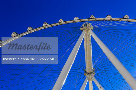 High Roller Observation Wheel section, LINQ Development, Las Vegas, Nevada, United States of America, North America