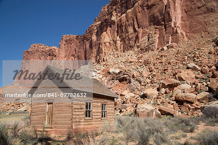 Fruita Schoolhouse dating from 1896, Capitol Reef National Park, Utah, United States of America, North America