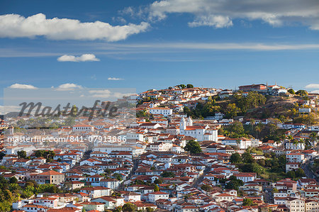 View of Diamantina, UNESCO World Heritage Site, Minas Gerais, Brazil, South America