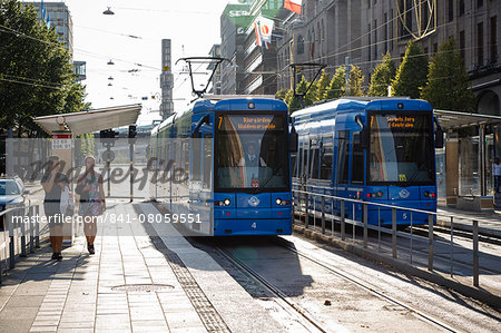 Electric tram, Stockholm, Sweden, Scandinavia, Europe