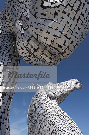 The Kelpies by Andy Scott, Helix Park, Falkirk, Scotland, United Kingdom, Europe